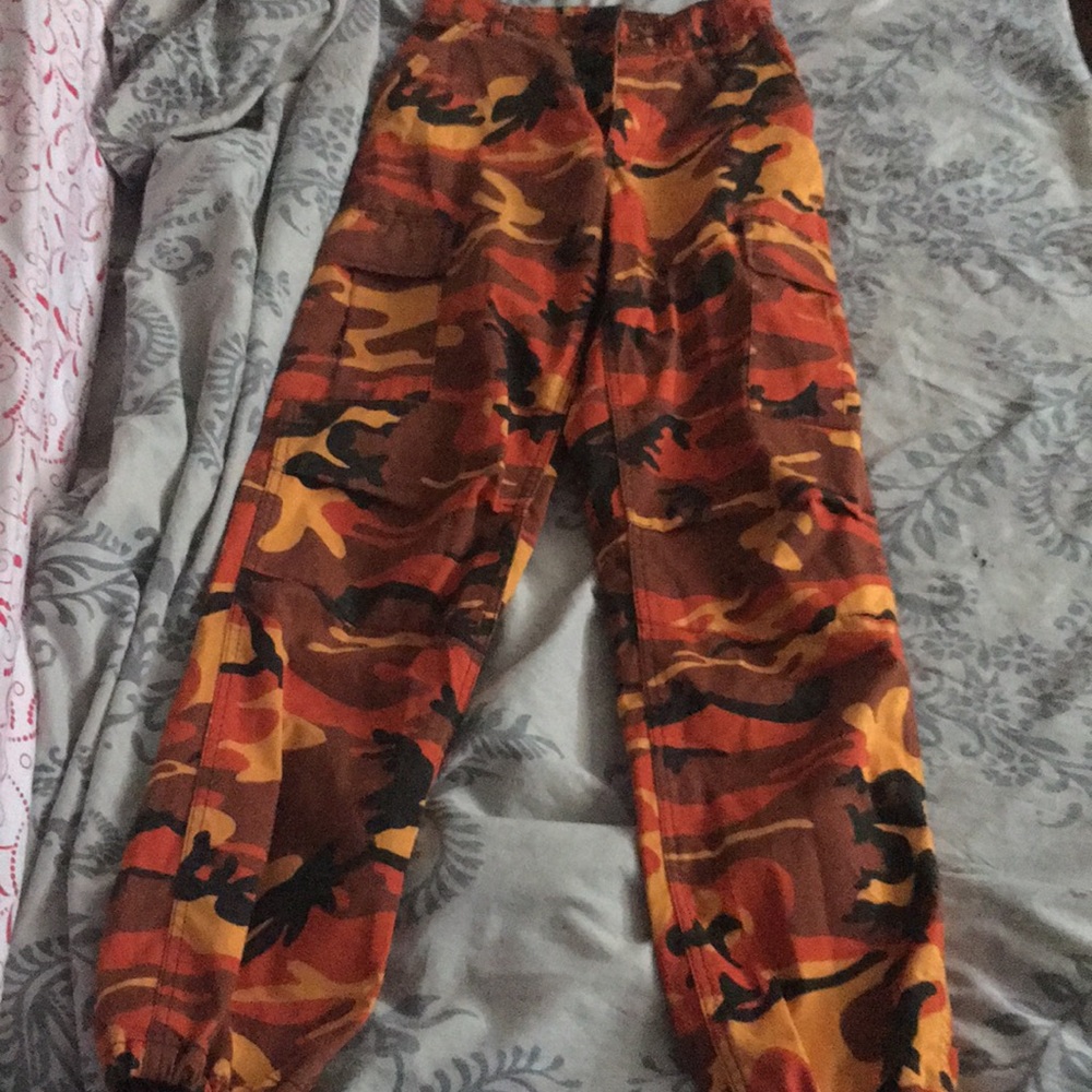 Orange Camo pants